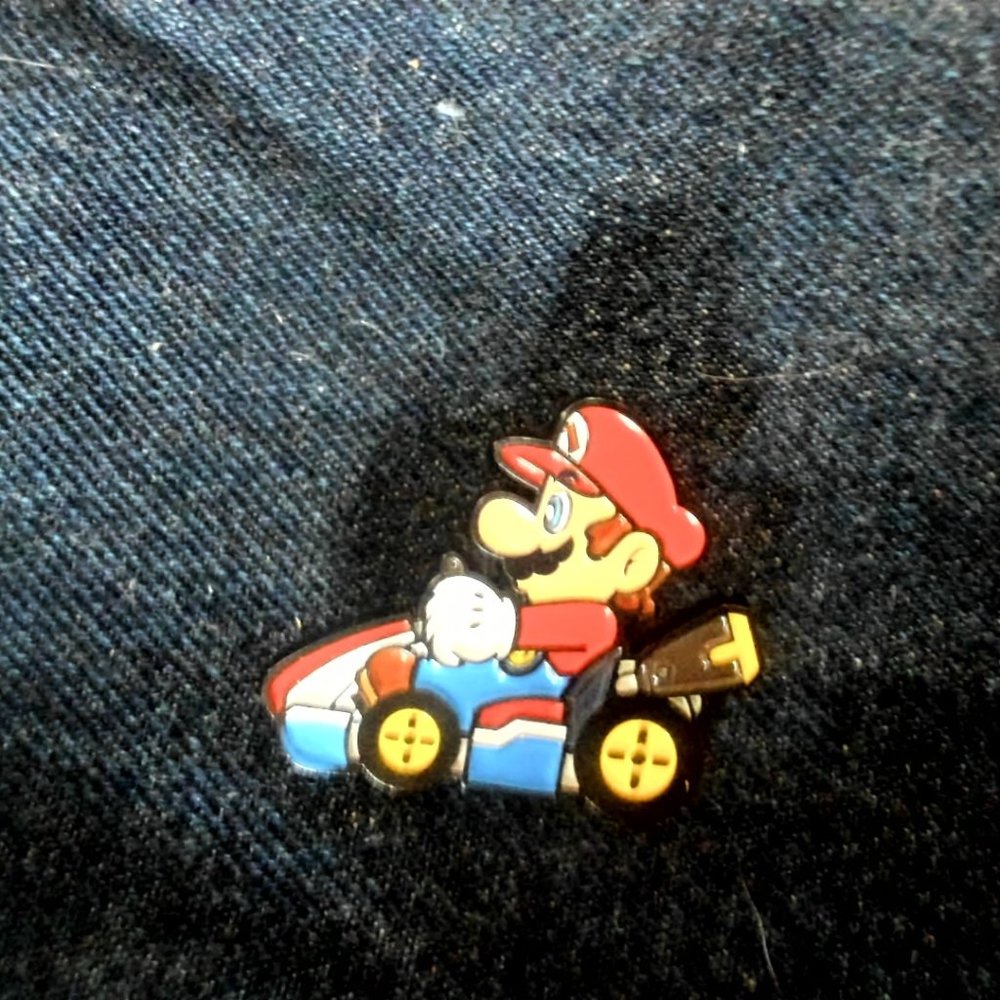 Mario cart series collector item. Mario